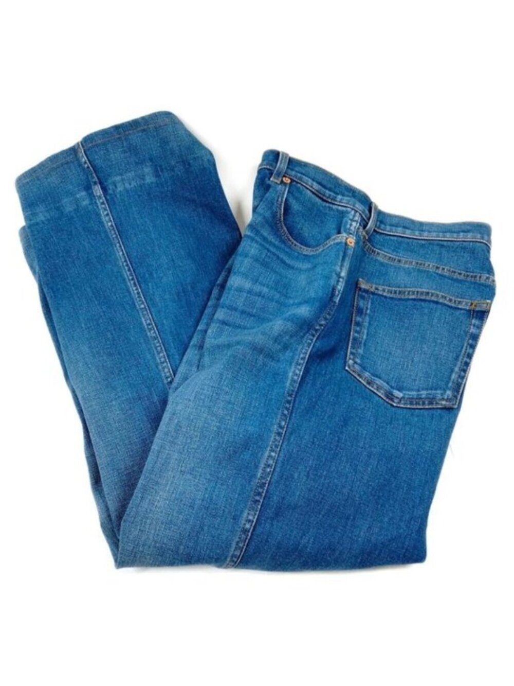 Authentic Gucci Blue Denim Flared Jeans Luxury Designer - Picture 4 of 10